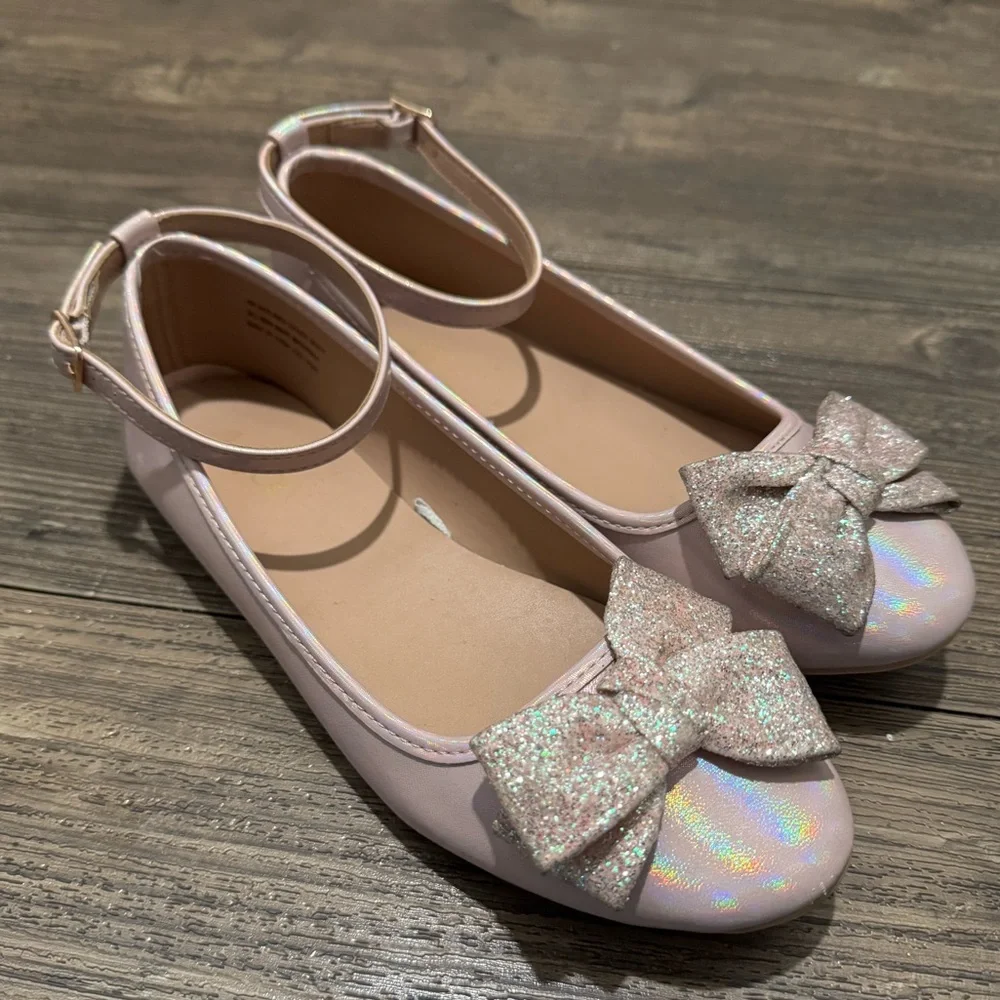Sugar Girls’ Pearl Pink Ballet Flat Shoes